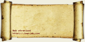 Josif Jakupi vizit kartica